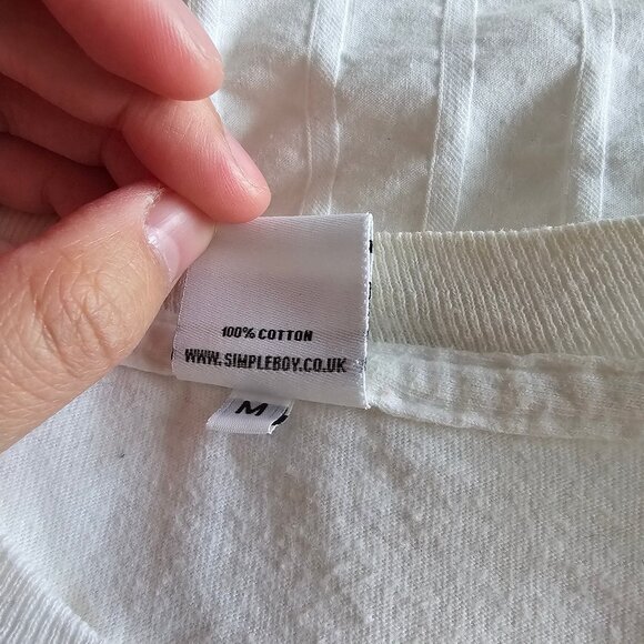 Simpleboy Straights Longsleeve - 2018 - White w/ Graphic - Sz M - Picture 4 of 12